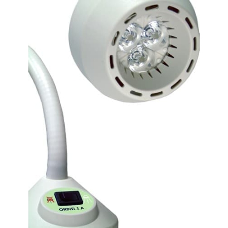 Lampa Badawczo-Zabiegowa FLH-2 LED z mocowaniem do ściany ze ściemnianiem (z gęsią szyją)